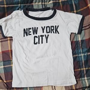 Iconic John Lennon Kids White and Black Graphic T-Shirt